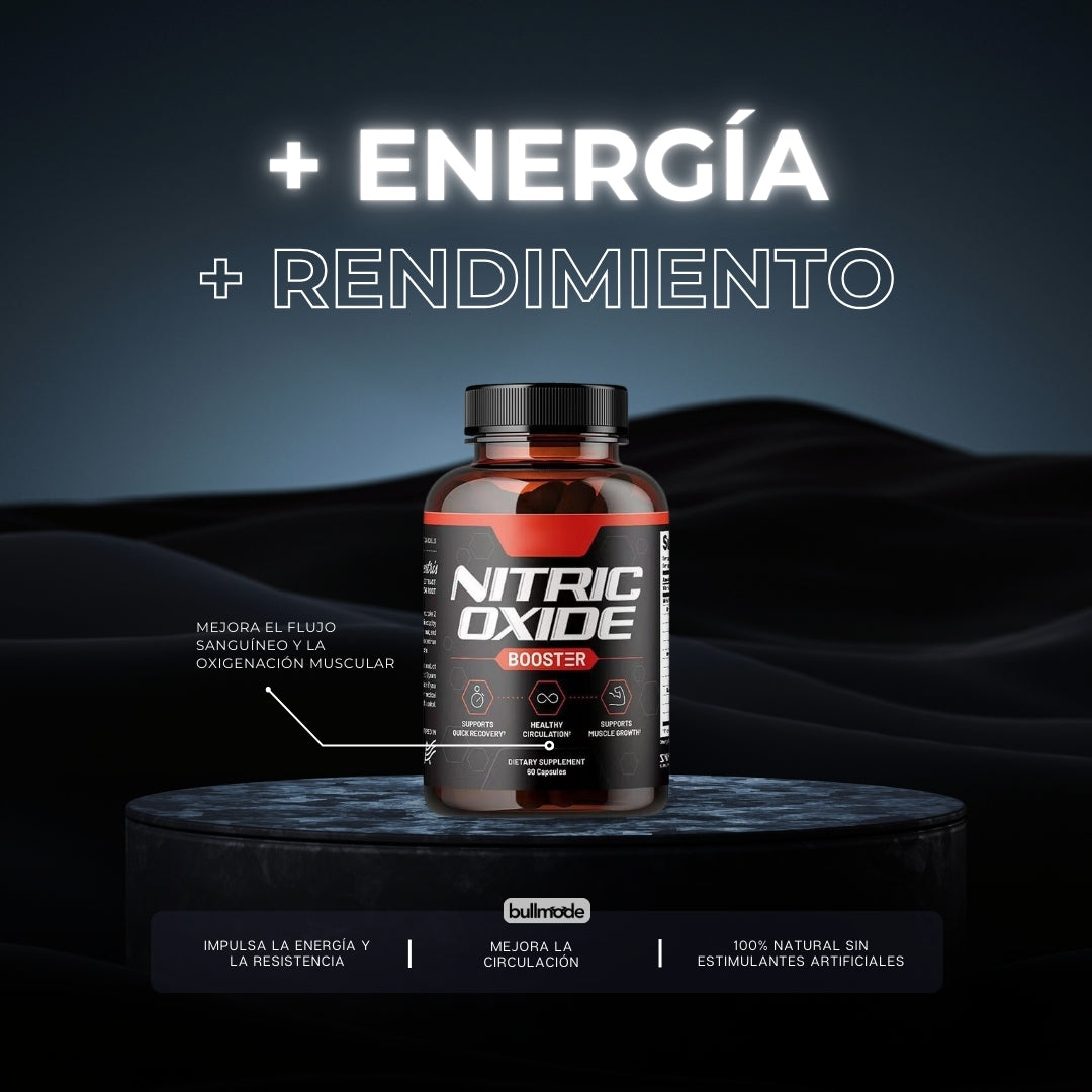 Potenciador Natural de Energía y Rendimiento - Nitric Oxide Booster