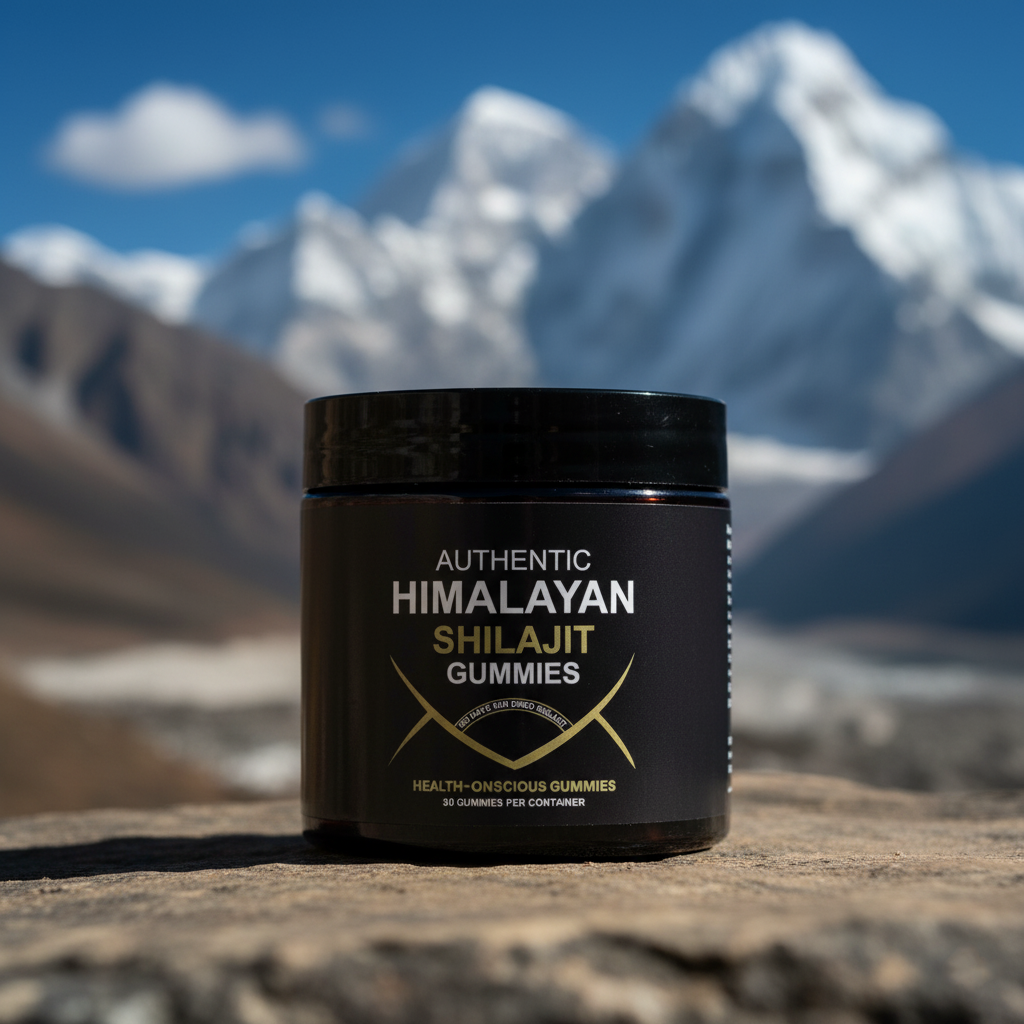 Himalayan Gold Shilajit Gummies Energía Natural y Vitalidad