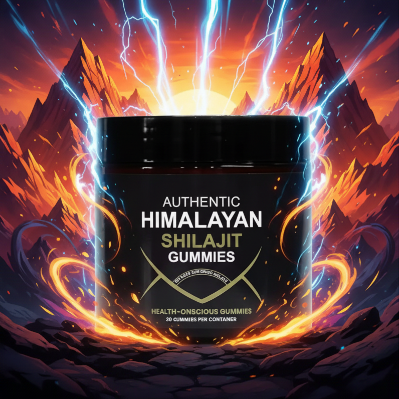 Himalayan Gold Shilajit Gummies Energía Natural y Vitalidad